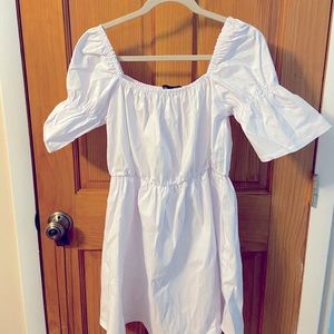 White Picnic Shift Dress — PLT